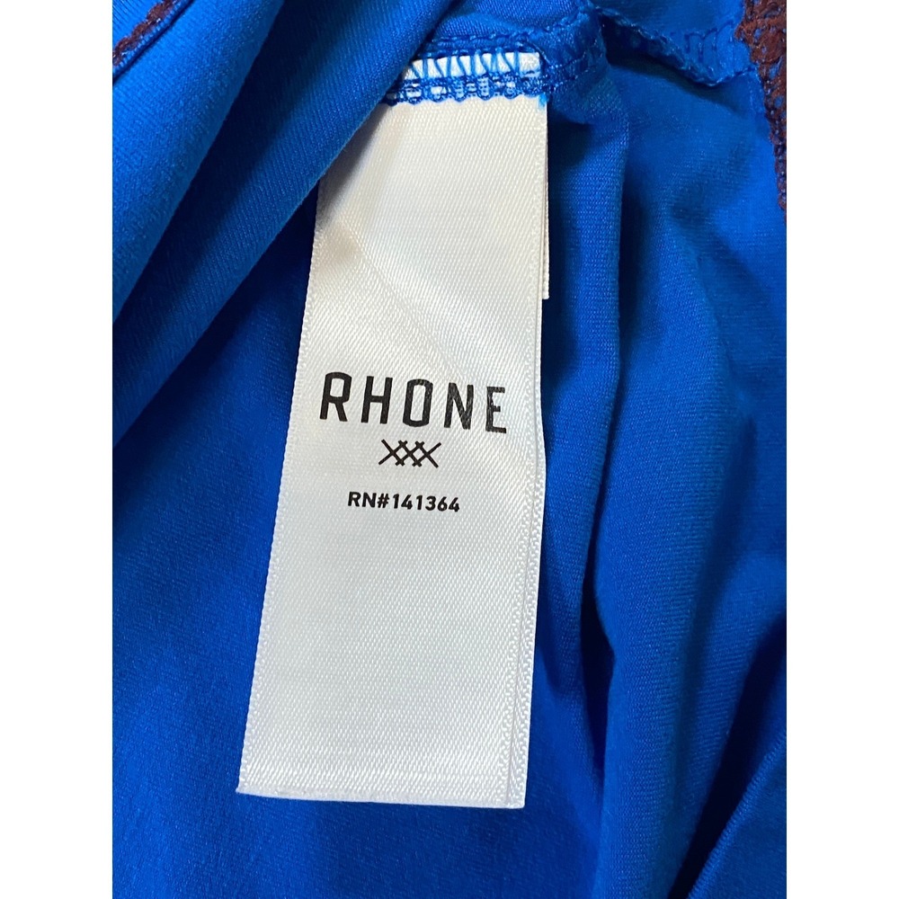 RHONE Mens Athletic Performance T Shirt Blue L G Short Sleeve Crew Neck - Picture 6 of 10